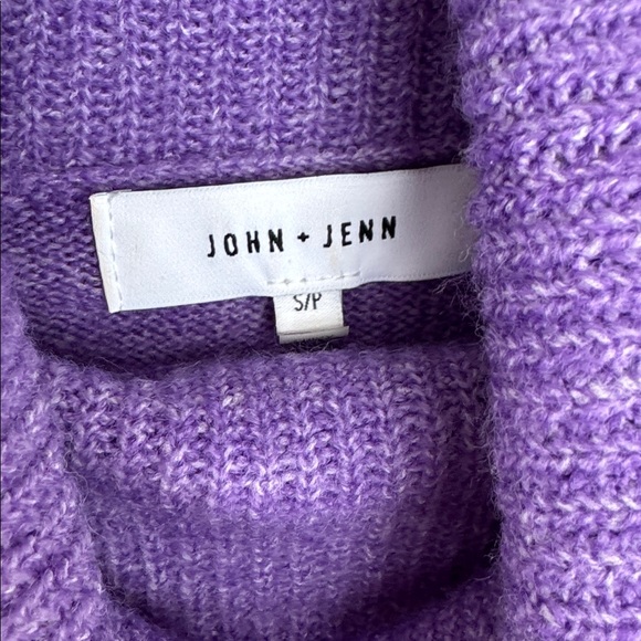 New John + Jenn Purple Turtleneck Sweater - Picture 2 of 4